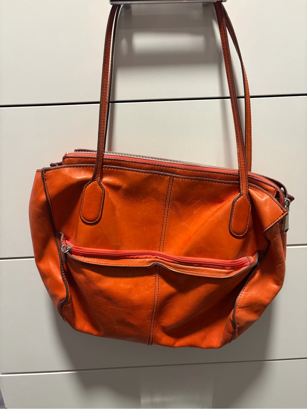 The Original Friar Leather Shoulder Bag by Hobo